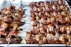 Shrimp skewers