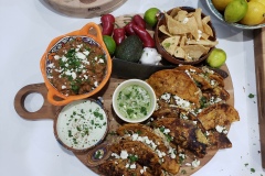 birria taco platter