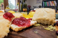 cranberry curd